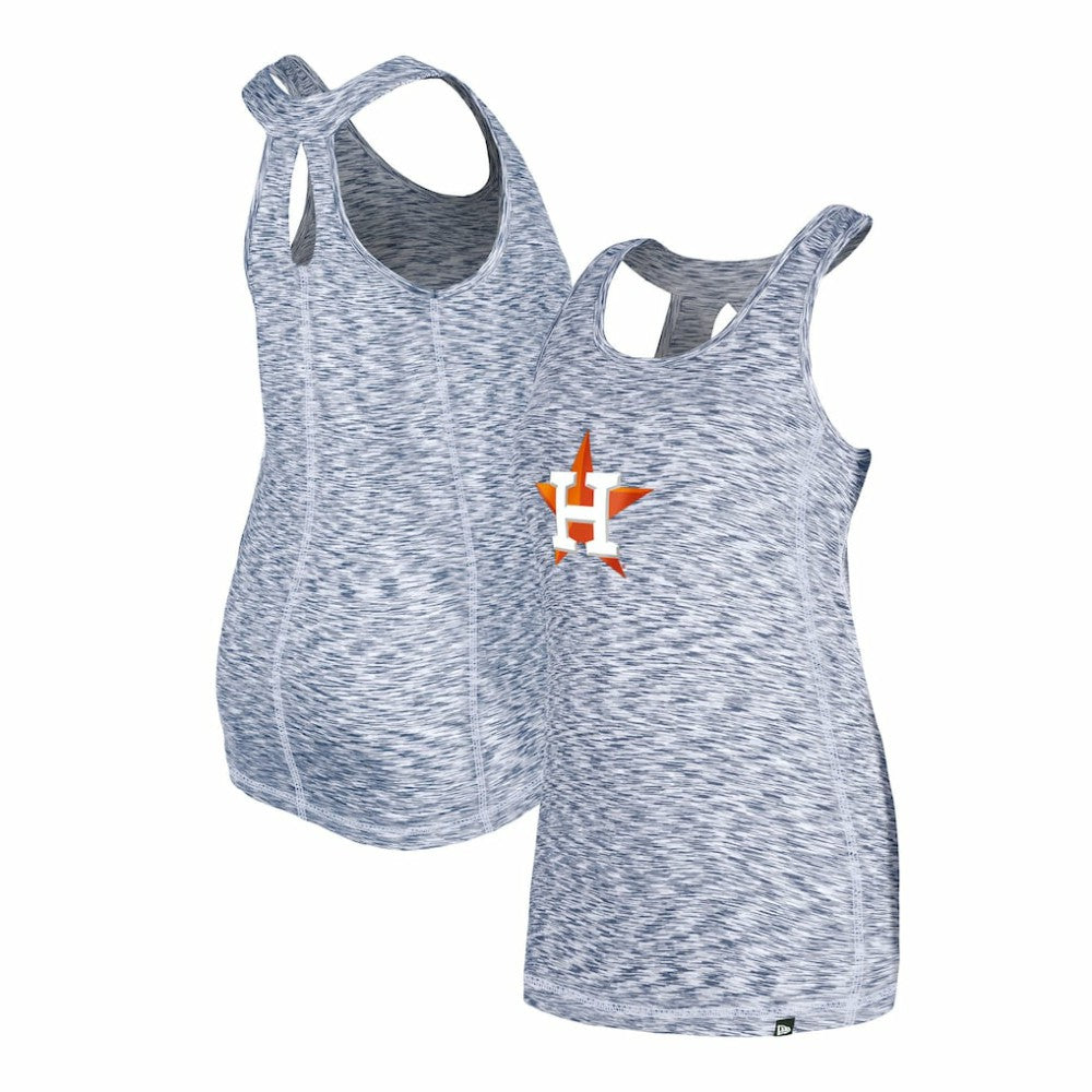 Houston Astros New Era Women's Space Dye Keyhole Back Tank Top - MLB