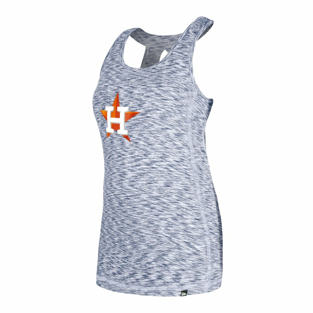 Houston Astros New Era Women's Space Dye Keyhole Back Tank Top - MLB