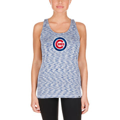 Chicago Cubs New Era Women's Space Dye Keyhole Back Tank Top - MLB