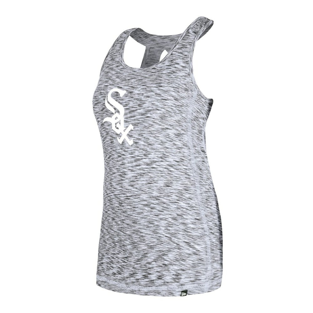 Chicago White Sox New Era Women's Space Dye Keyhole Back Tank Top - MLB