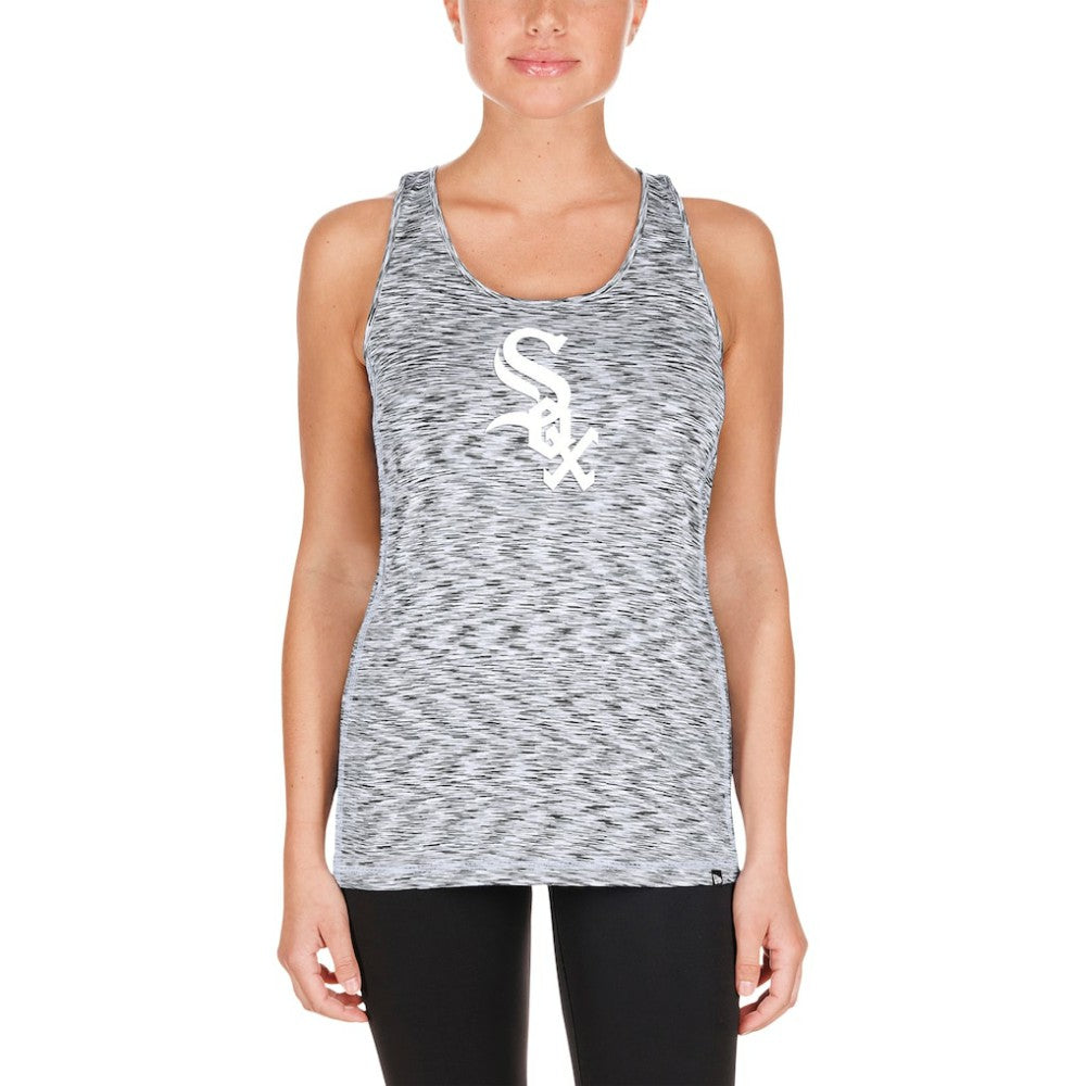 Chicago White Sox New Era Women's Space Dye Keyhole Back Tank Top - MLB