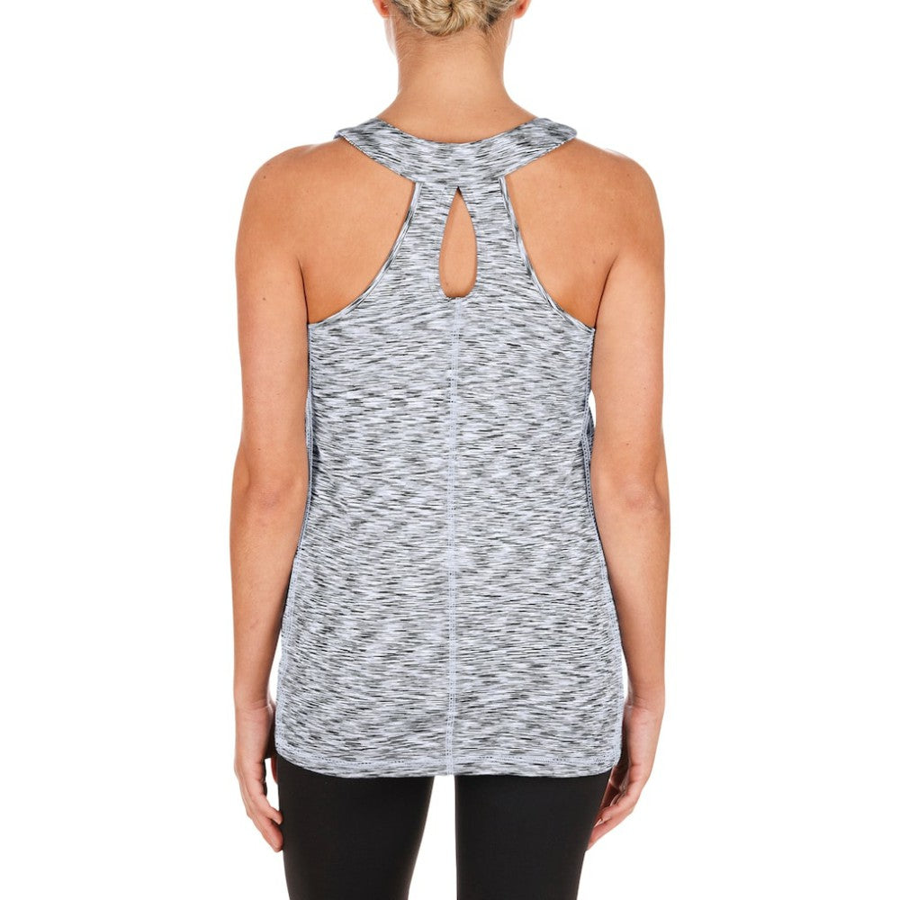 Chicago White Sox New Era Women's Space Dye Keyhole Back Tank Top - MLB