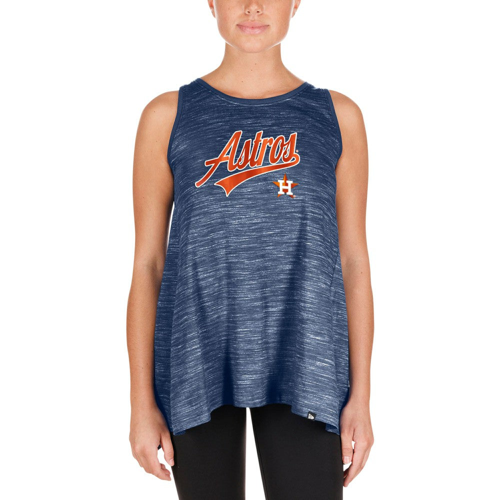 Houston Astros New Era Women's Space-Dye Active Tank Top - MLB