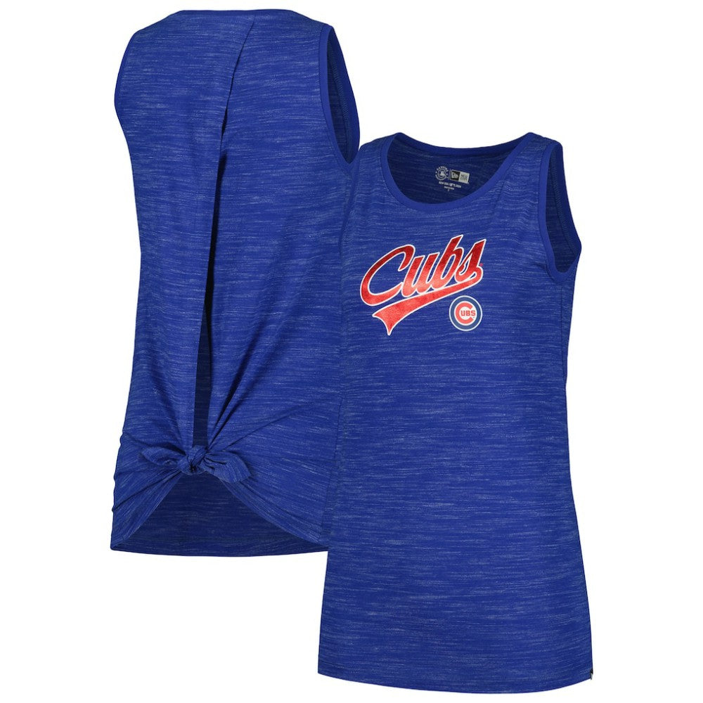 Chicago Cubs New Era Women's Space-Dye Active Tank Top - MLB
