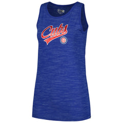 Chicago Cubs New Era Women's Space-Dye Active Tank Top - MLB