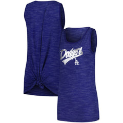 Los Angeles Dodgers New Era Women's Space-Dye Active Tank Top - MLB