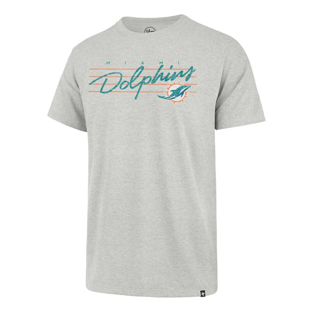 Miami Dolphins '47 Downburst Franklin T-Shirt Gray | 47 brand