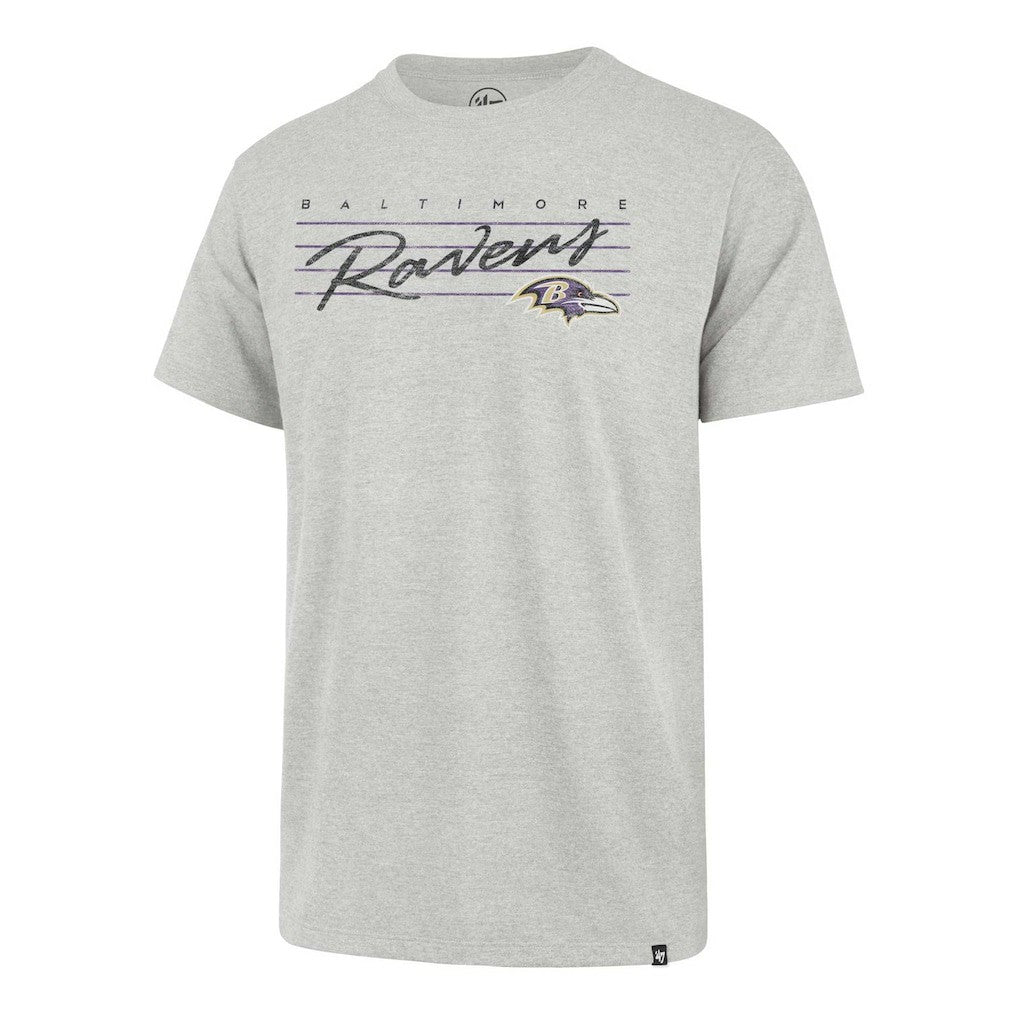 Baltimore Ravens '47 Downburst Franklin T-Shirt Gray | 47 brand