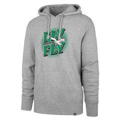 Philadelphia Eagles '47 Fly Eagles Fly Regional Headline Pullover Hoodie Gray | 47 brand