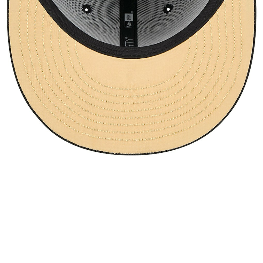 Philadelphia 76ers 59FIFTY Day Allover Print Stencil Fitted Hat Black - NBA