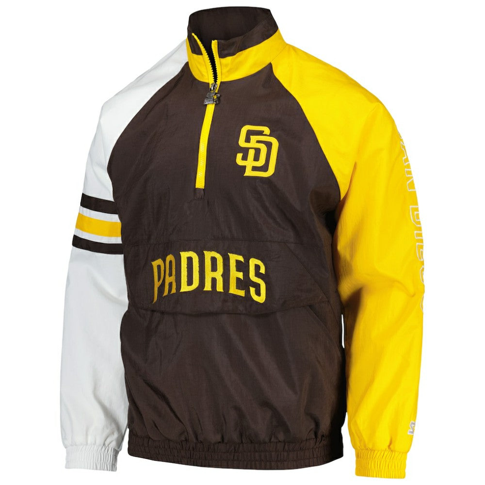 San Diego Padres Starter Elite Raglan Half-Zip Jacket - MLB