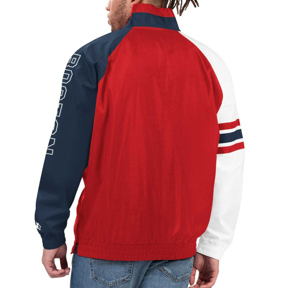 Boston Red Sox Starter Elite Raglan Half-Zip Jacket - MLB