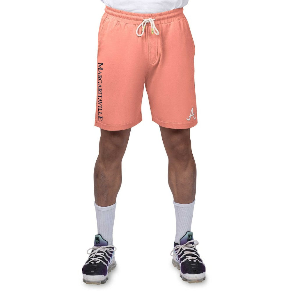 Atlanta Braves Margaritaville Peached French Terry Shorts - MLB