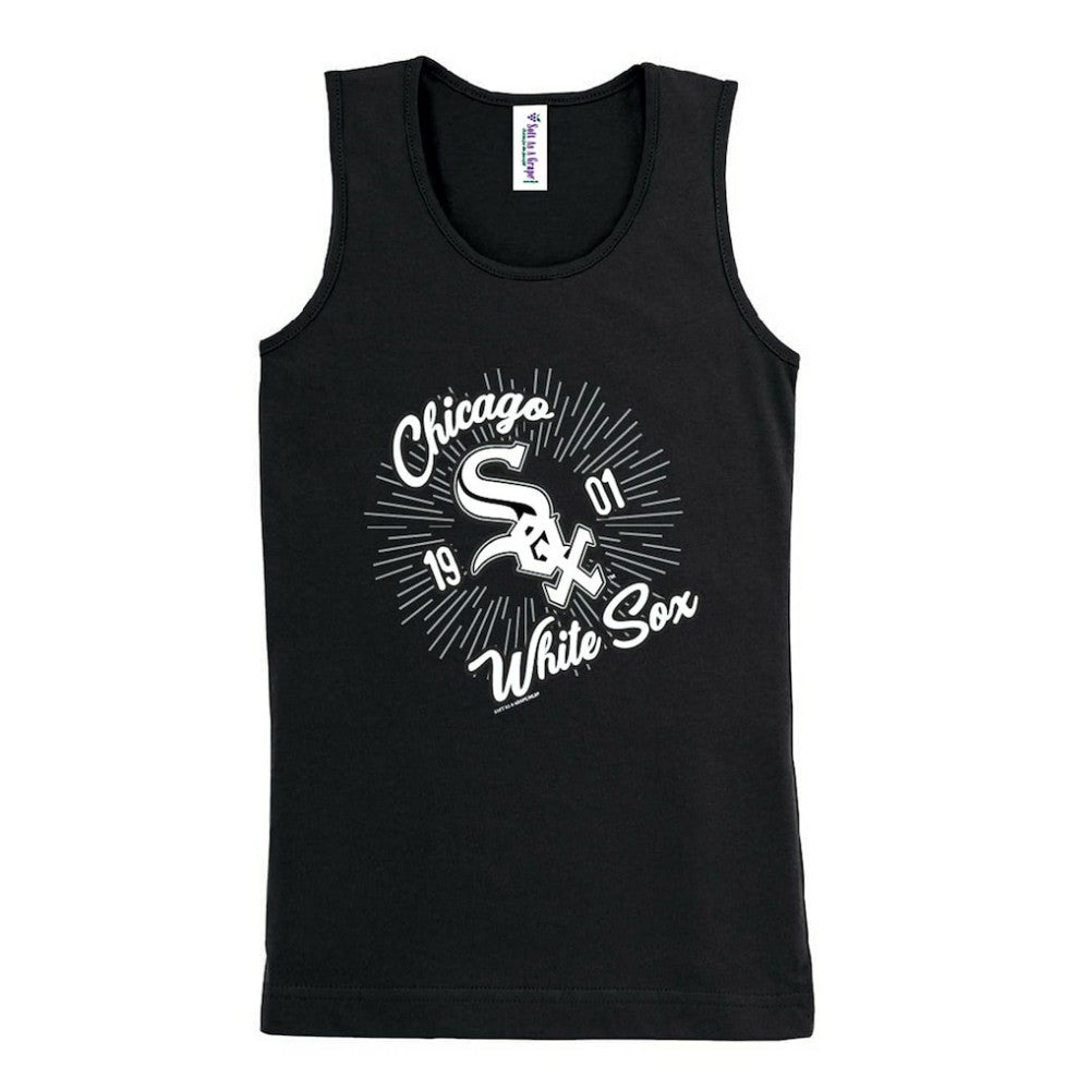 Chicago White Sox Soft as a Grape Girls Youth Tank Top - MLB