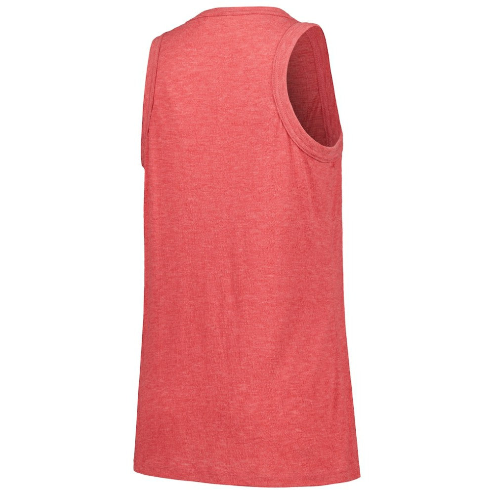 Washington Nationals Soft as a Grape Women's Gauze High Neck Tank Top - MLB