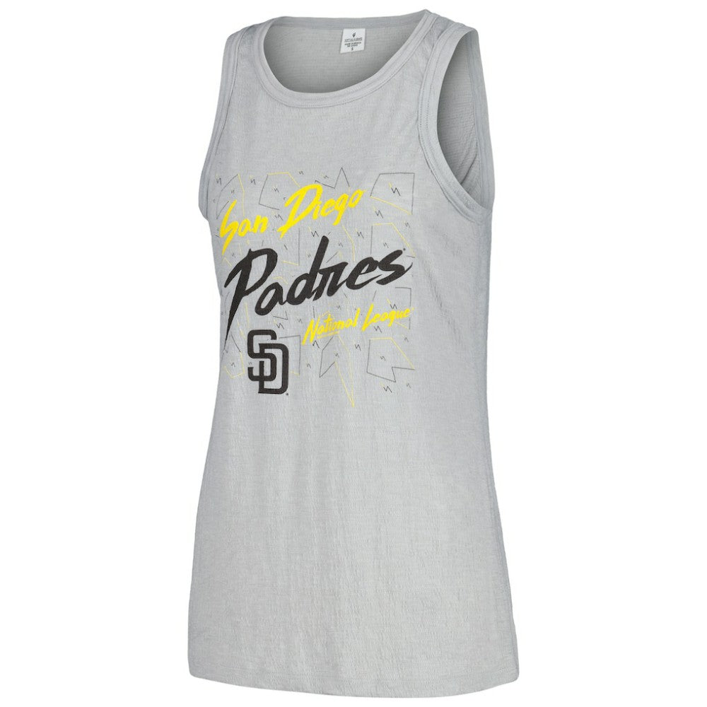 San Diego Padres Soft as a Grape Women's Gauze High Neck Tank Top - MLB