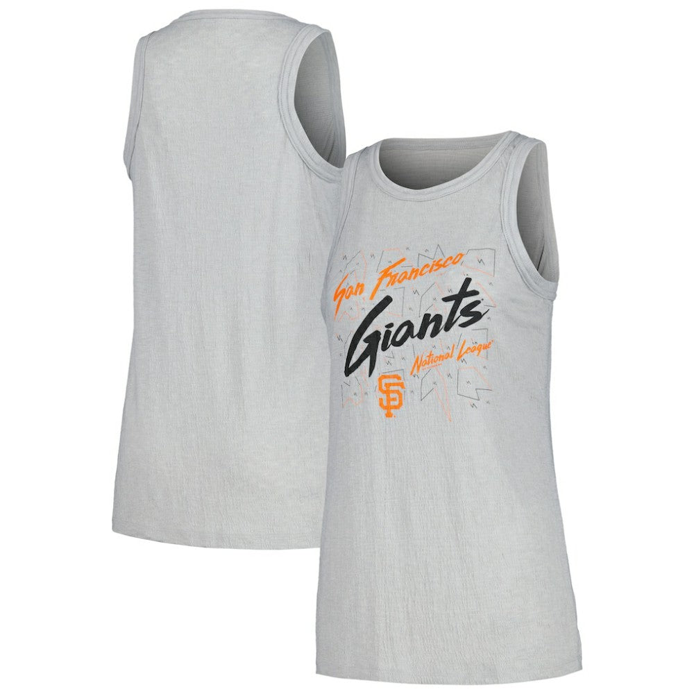 San Francisco Giants Soft as a Grape Women's Gauze High Neck Tank Top - MLB