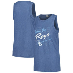 Tampa Bay Rays Soft as a Grape Women's Gauze High Neck Tank Top - MLB