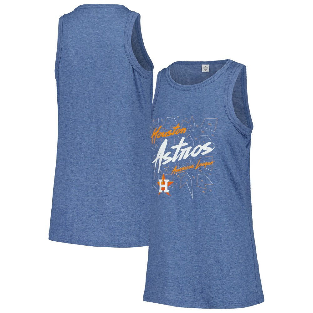 Houston Astros Soft as a Grape Women's Gauze High Neck Tank Top - MLB