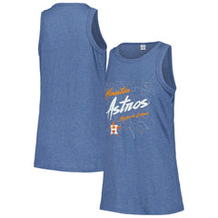 Houston Astros Soft as a Grape Women's Gauze High Neck Tank Top - MLB