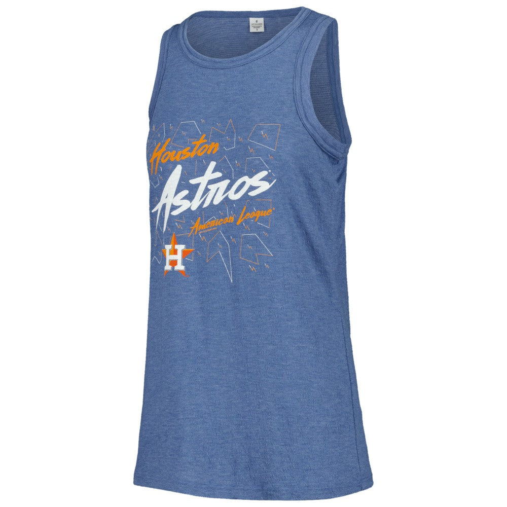 Houston Astros Soft as a Grape Women's Gauze High Neck Tank Top - MLB