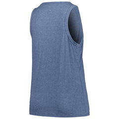 Boston Red Sox Soft as a Grape Women's Plus Size Curvy High Neck Tri-Blend Tank Top - MLB