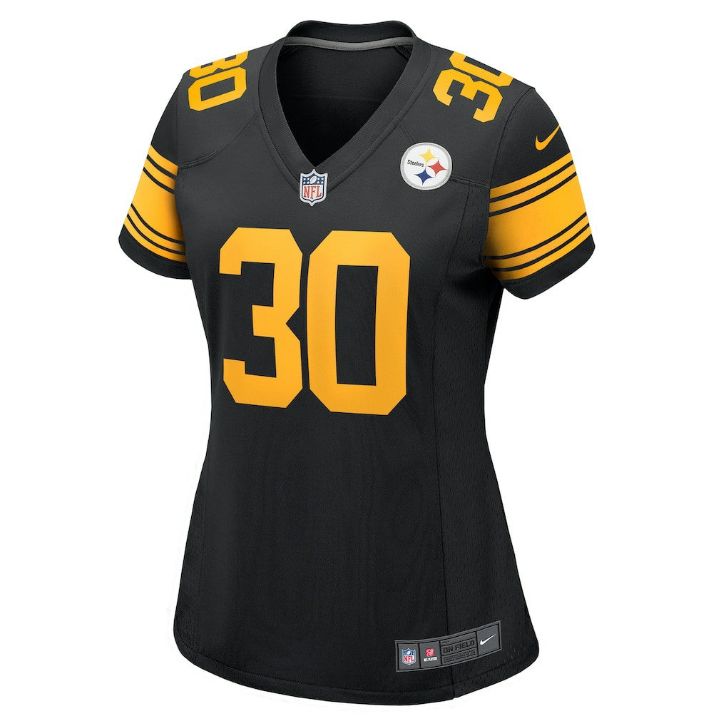 Jaylen Warren Pittsburgh Steelers Women's Alternate Game Jersey Black | Nike for Sale