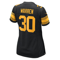Jaylen Warren Pittsburgh Steelers Women's Alternate Game Jersey Black | Nike for Sale