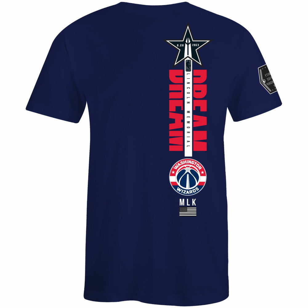 Washington Wizards FISLL x Black History Collection Unisex T-Shirt - Navy - NBA