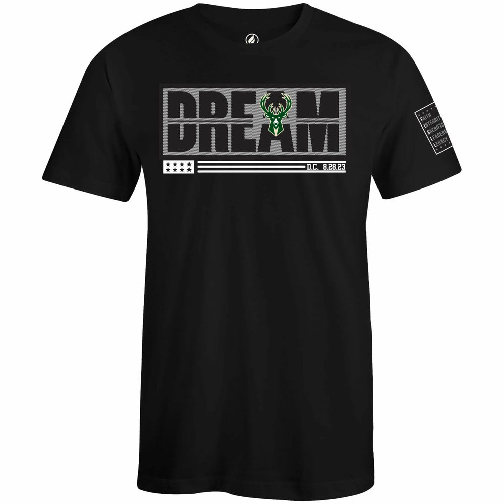 Milwaukee Bucks FISLL x Black History Collection Unisex T-Shirt - Green - NBA