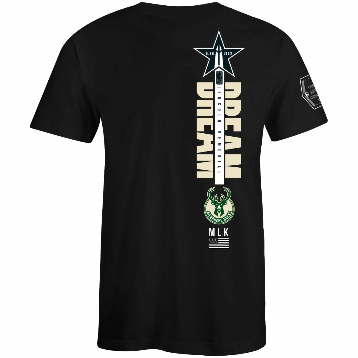Milwaukee Bucks FISLL x Black History Collection Unisex T-Shirt - Green - NBA