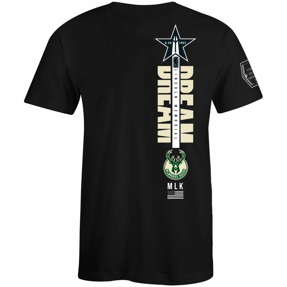 Milwaukee Bucks FISLL x Black History Collection Unisex T-Shirt - Green - NBA