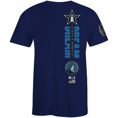 Minnesota Timberwolves FISLL x Black History Collection Unisex T-Shirt - Navy - NBA