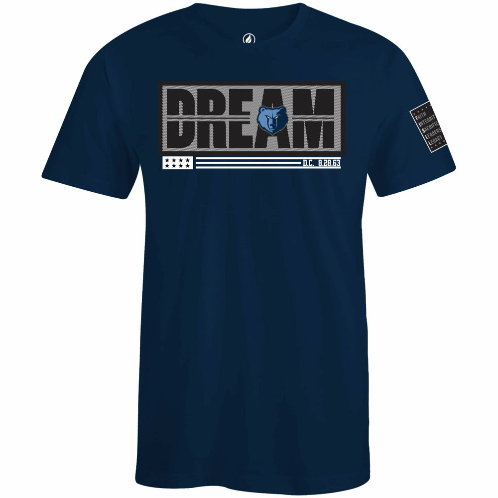 Memphis Grizzlies FISLL x Black History Collection Unisex T-Shirt - Navy - NBA