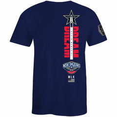 New Orleans Pelicans FISLL x Black History Collection Unisex T-Shirt - Navy - NBA