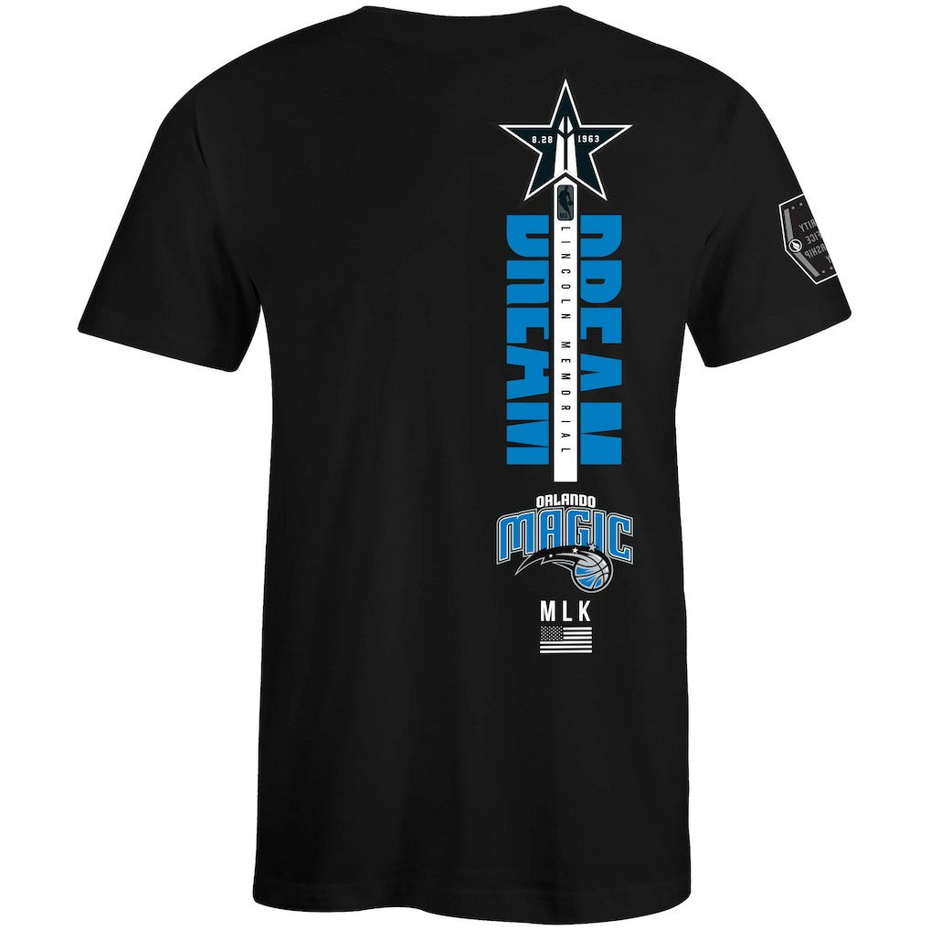 Orlando Magic FISLL x Black History Collection Unisex T-Shirt - Black - NBA