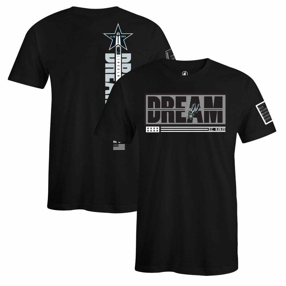 San Antonio Spurs FISLL x Black History Collection Unisex T-Shirt - Black - NBA
