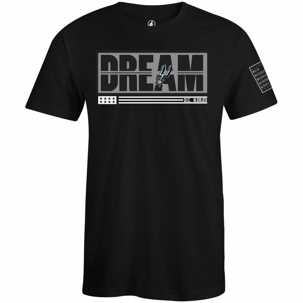 San Antonio Spurs FISLL x Black History Collection Unisex T-Shirt - Black - NBA