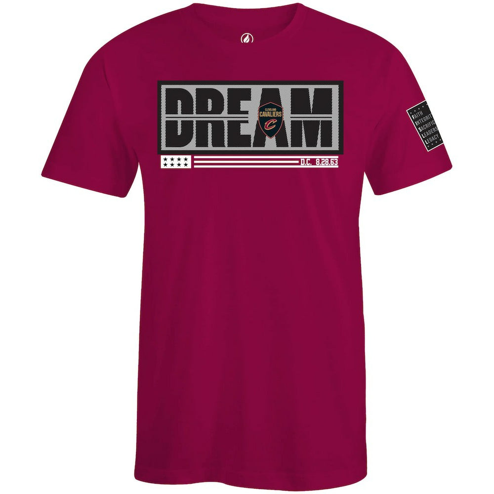Cleveland Cavaliers FISLL x Black History Collection Unisex T-Shirt - Wine - NBA