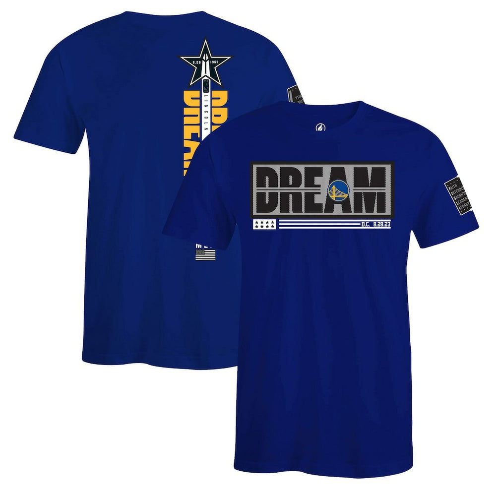 Golden State Warriors FISLL x Black History Collection Unisex T-Shirt - Royal - NBA