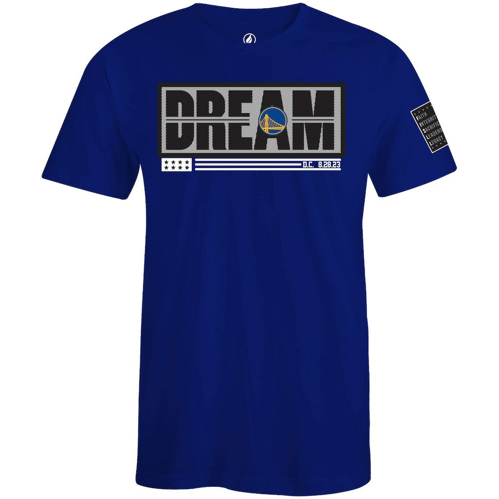 Golden State Warriors FISLL x Black History Collection Unisex T-Shirt - Royal - NBA