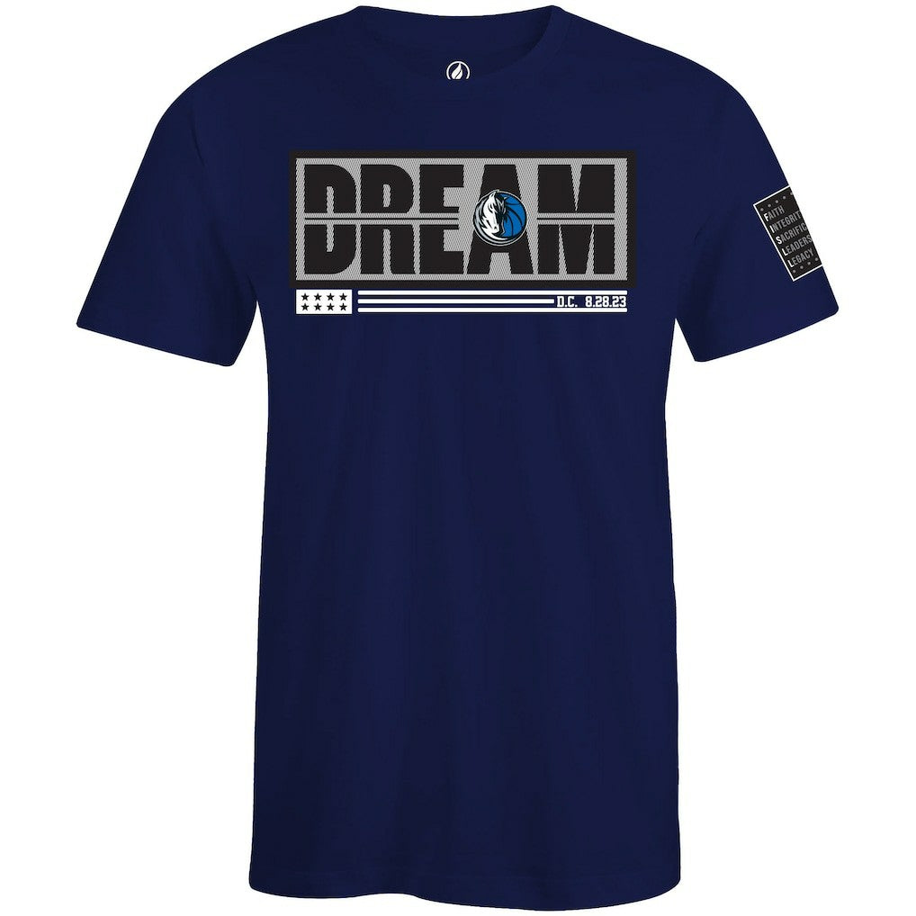 Dallas Mavericks FISLL x Black History Collection Unisex T-Shirt - Royal - NBA
