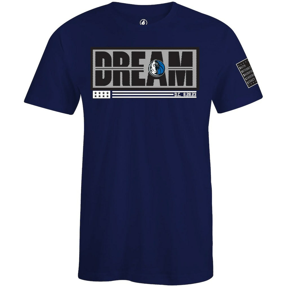 Dallas Mavericks FISLL x Black History Collection Unisex T-Shirt - Royal - NBA