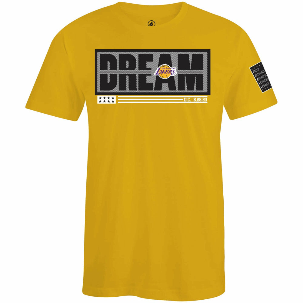 Los Angeles Lakers FISLL x Black History Collection Unisex T-Shirt - Gold - NBA