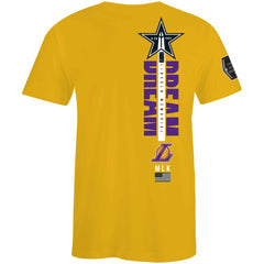 Los Angeles Lakers FISLL x Black History Collection Unisex T-Shirt - Gold - NBA