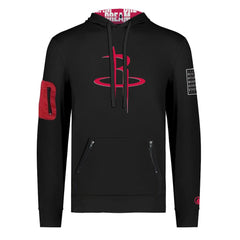 Houston Rockets FISLL x Black History Collection Unisex Pullover Hoodie - Black - NBA