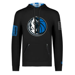 Dallas Mavericks FISLL x Black History Collection Unisex Pullover Hoodie - Black - NBA