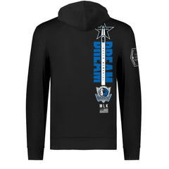 Dallas Mavericks FISLL x Black History Collection Unisex Pullover Hoodie - Black - NBA