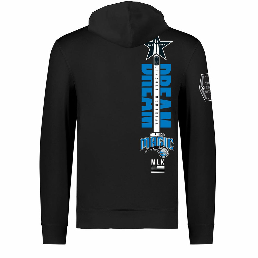 Orlando Magic FISLL x Black History Collection Unisex Pullover Hoodie - Black - NBA