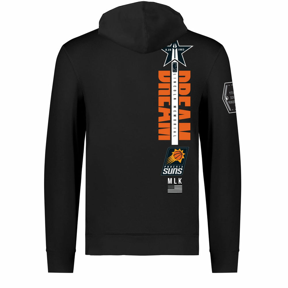 Phoenix Suns FISLL x Black History Collection Unisex Pullover Hoodie - Black - NBA